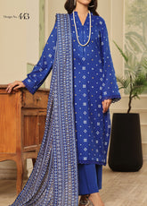 Aizal Printed Lawn Suits Stitched 3 Piece - AL25PL 443